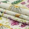 1 Yard Stretch Cotton Canvas Print White Floral Patchwork Midsummer Festive